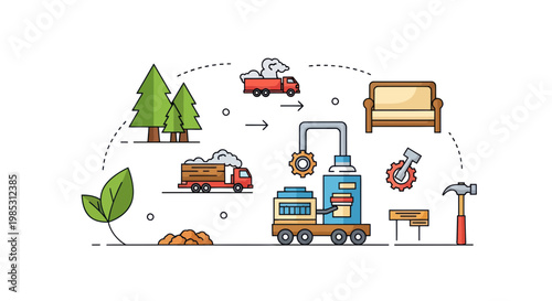 Wood Furniture Production Process: From Forest to Sofa