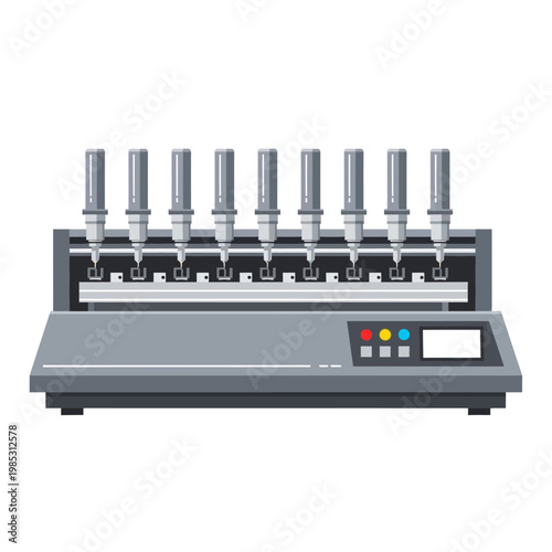 Automated Laboratory Pipette System with Multiple Nozzles