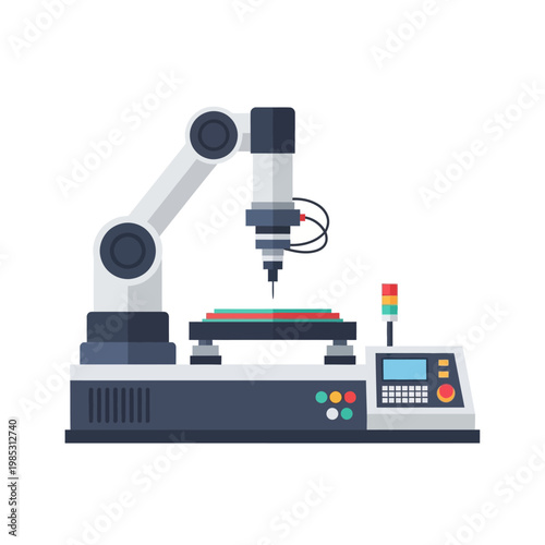 Automated Robotic Arm Machine for Precision Manufacturing and Assembly