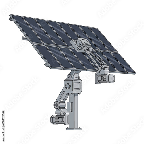 Automated Solar Panel Tracker System with Robotic Arm