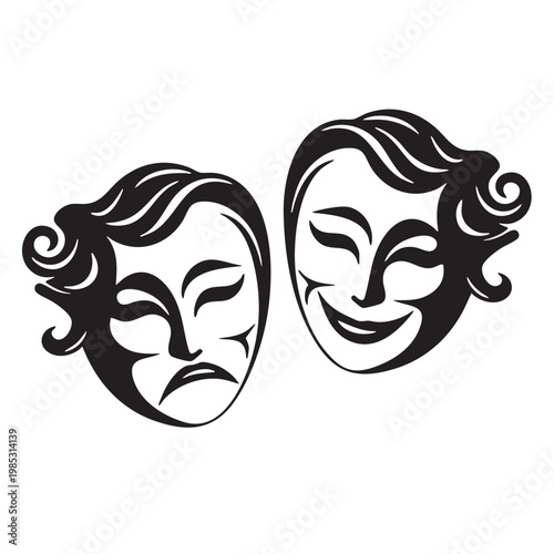 Modern minimalist blank white billboard frame on urban building facade for advertising and branding display