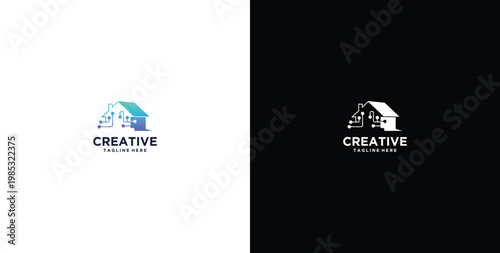 residential low voltage technology design logo