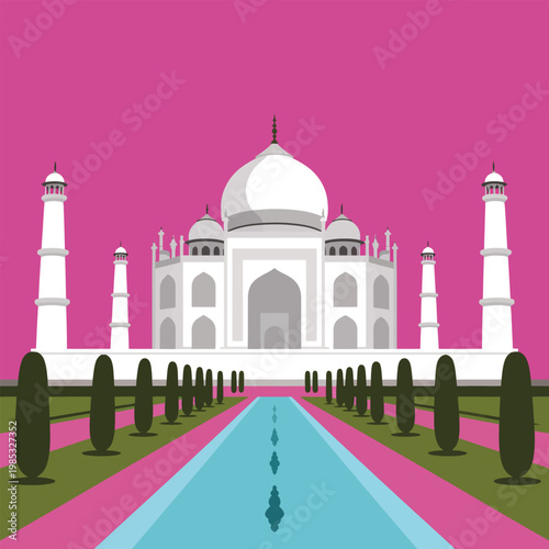 taj mahal agra india