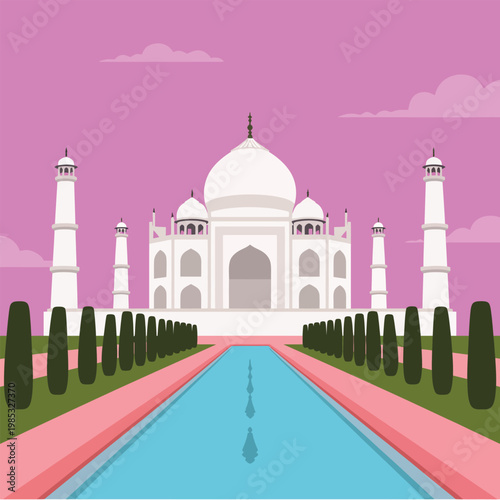 taj mahal agra india