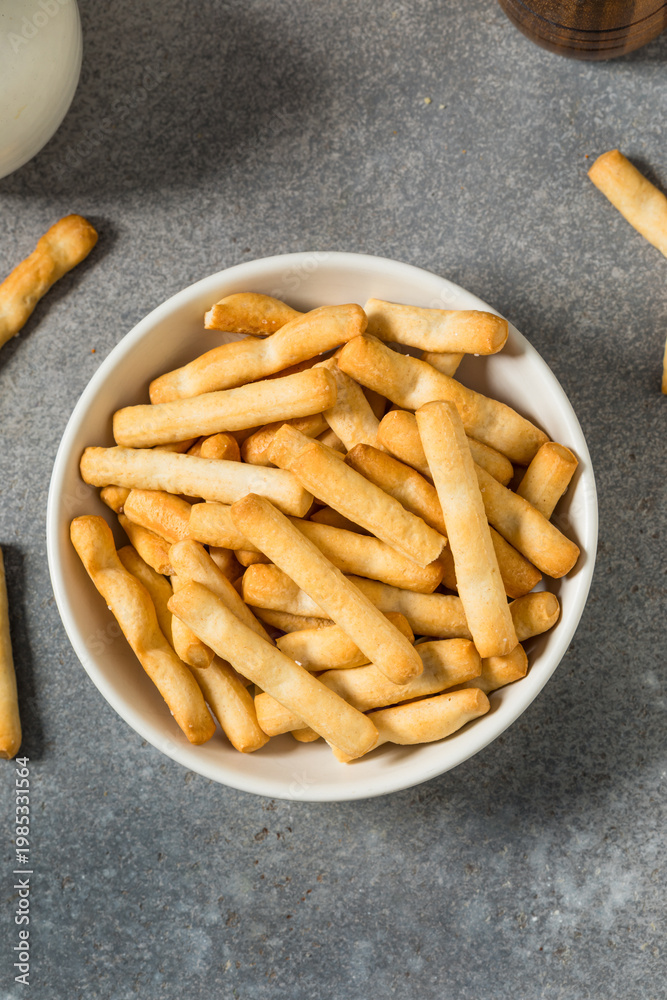 Naklejka premium Homemade Italian Crespini Breadsticks