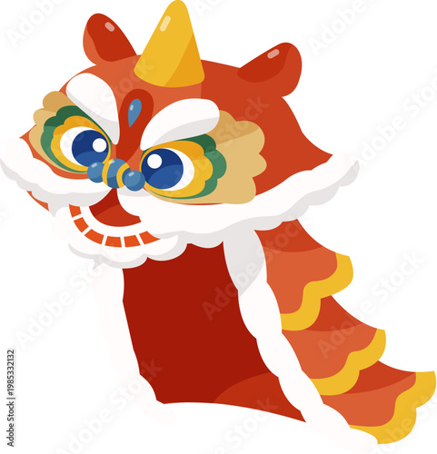 Lion Dance Head Puppet