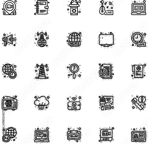 set of icons for web design vector or illustrator design