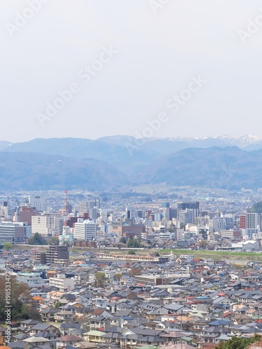 日本の街の景色、福島県福島市