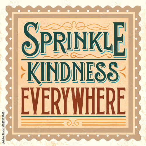 Inspirational quote with elegant typography to promote kindness and positivity