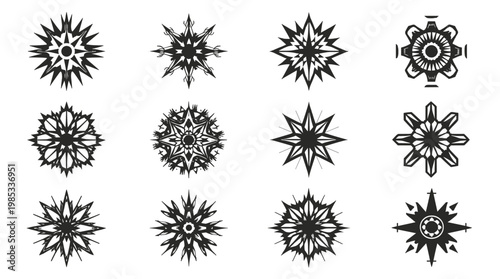 This minimalist image features dynamic black brush strokes against a clean white background.  It's perfect for conveying energy, creativity, or modern