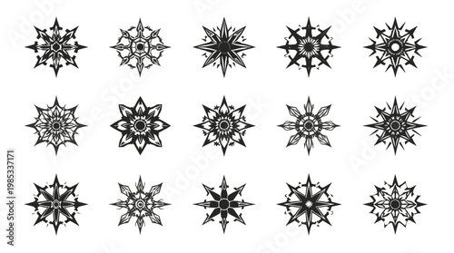 A striking abstract composition in black and white evokes a sense of dynamic energy. Ideal for backgrounds, modern designs, or conveying disruption an