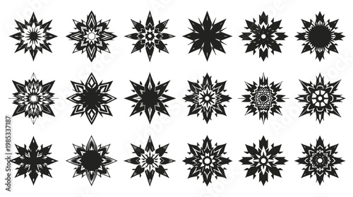 A striking abstract composition in black and white. Ideal for backgrounds, modern designs, or conveying concepts of disruption and impact.