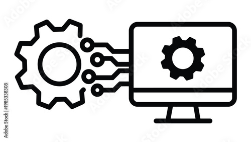Integration of mechanical and digital systems through computer interface Vector