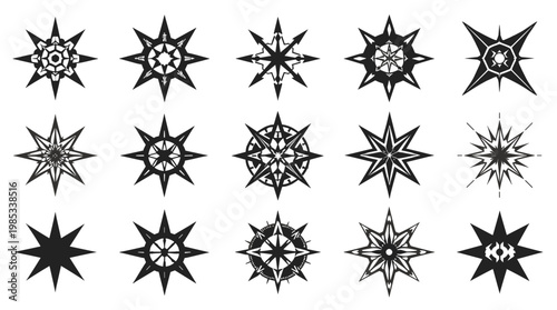 A bold, abstract starburst shape conveys energy and momentum. Ideal for branding, web design, or to visually represent innovation and impactful ideas.