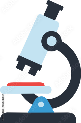 Microscope with Slide for Scientific Research and Discovery