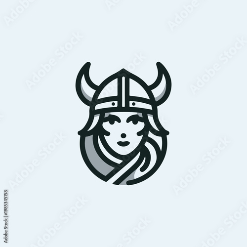 Viking Girl Logo