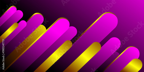 Vector graphic design, abstract modern technology, futuristic concept. Illustration art, geometric shape, light gold color, dark blue luxury premium background and gold line.
