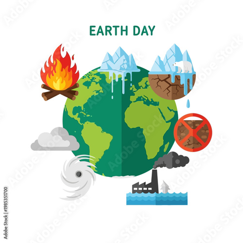 Earth Day: Environmental Issues, Climate Change, and Pollution Threats to Planet