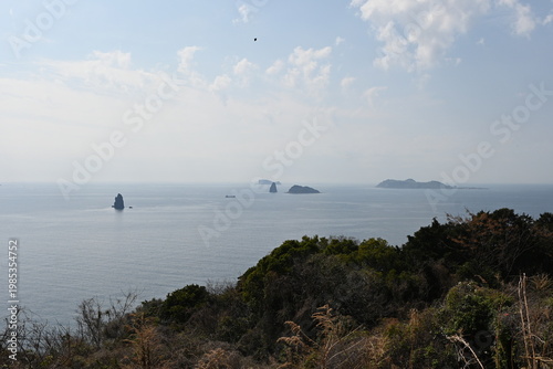 長崎市大野集落から望む外海の風景