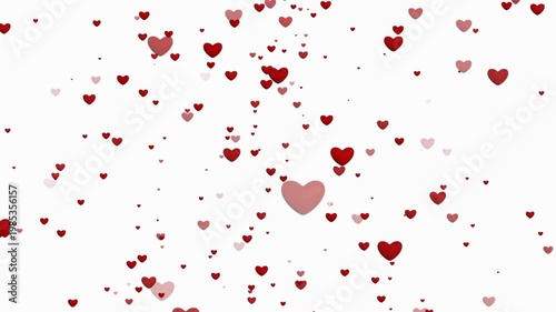 template for Valentines Day or Mothers Day. Abstract background. Seamless loop. Particles 4k Seamless loop frame concept of Emotion, Romance love