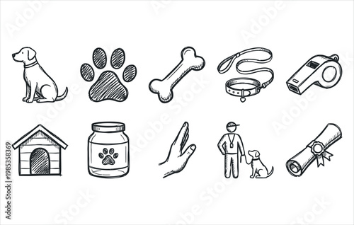 K9 mentorship services and animal boarding facility graphics ink