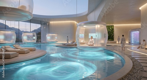 Luxury Spa Interior with Modern Design