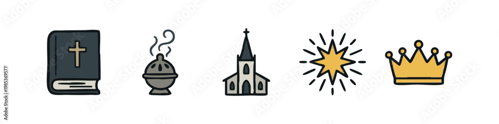 Fototapeta premium Stack of Books or Documents Icon Representing Knowledge and Research