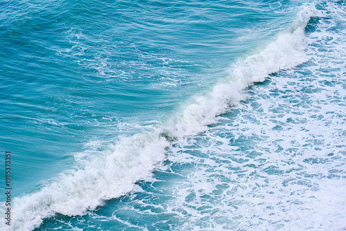 Huge wave on the Blue Abyss coastline, Krasnodar region of Russia