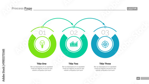 Business timeline slide template