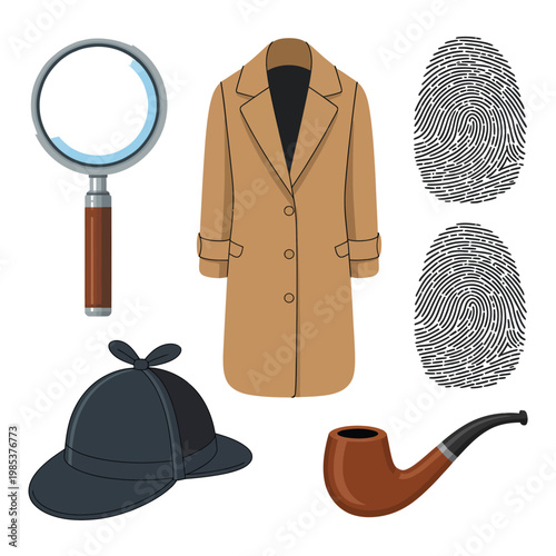 Red and black studio photography setup with softbox umbrella reflector on stands vector illustration lighting equipment concept