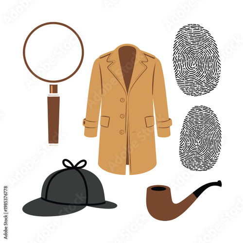 Red and black studio photography setup with softbox umbrella reflector on stands vector illustration lighting equipment concept