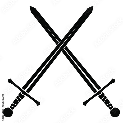 two crossed swords