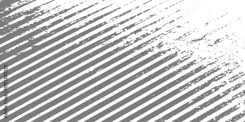 Abstract a monochrome, textured, diagonal stripes pattern, offering a unique visual aesthetic with its repeating lines and grainy effect.
