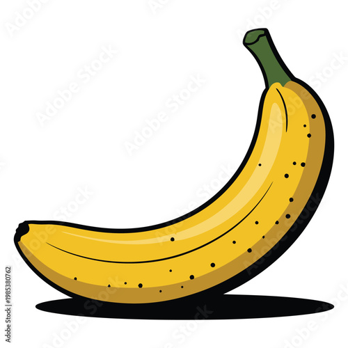 banana isolated on white background