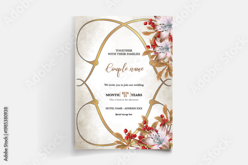 Save the date wedding invitation templates