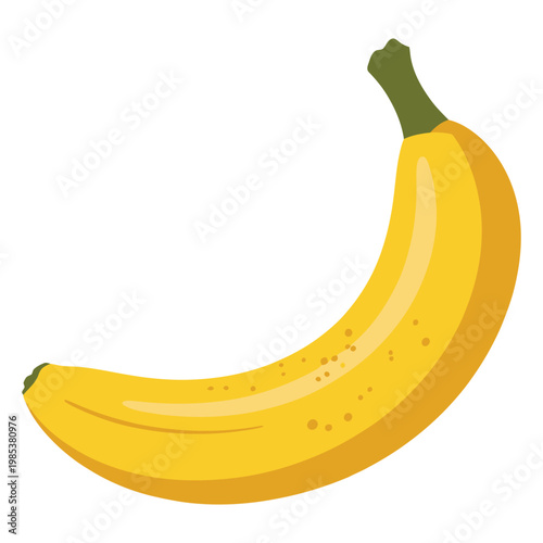 banana isolated on white background