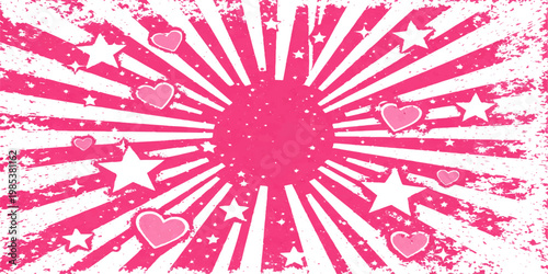 Abstract a striking visual composition bursts forth with an explosion of vibrant energy. The design features dynamic rays emanating from a central focal point.