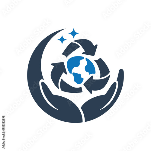 Global Environmental Care Concept Icon