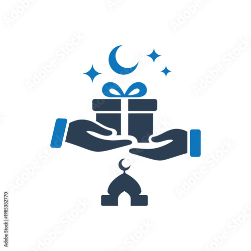 Islamic Charity and Giving Icon