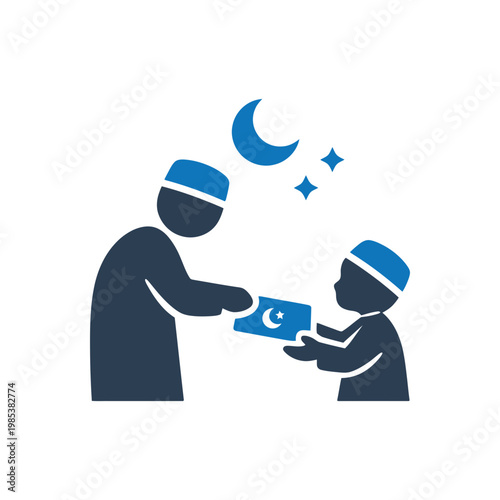 Act of Charity Giving Icon