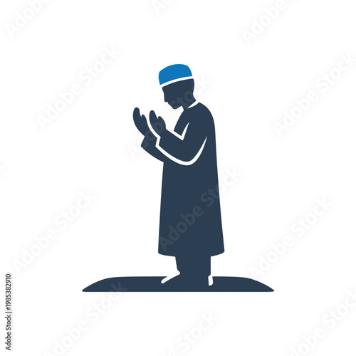 Standing Prayer and Devotion Icon