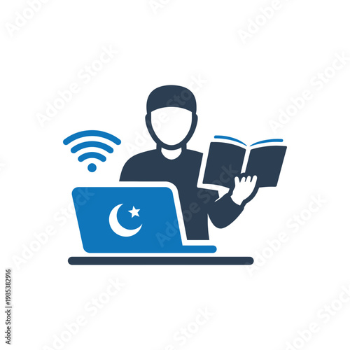 Islamic Education and Learning Icon
