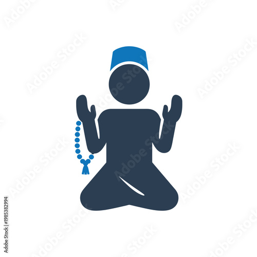 Supplication and Prayer Beads Icon