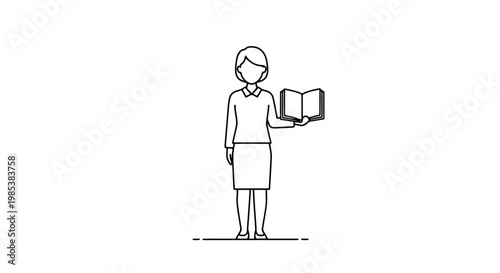Person holding open book education concept learning and knowledge symbol literacy and reading representation intellectual development information acquisition academic pursuits and personal