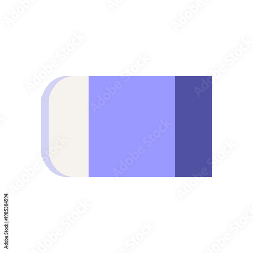 Free Download Eraser Flat Illustration School Supply Icon - GFXLoad