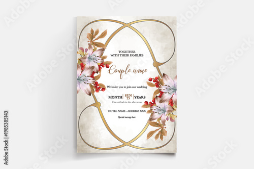 Save the date wedding invitation templates