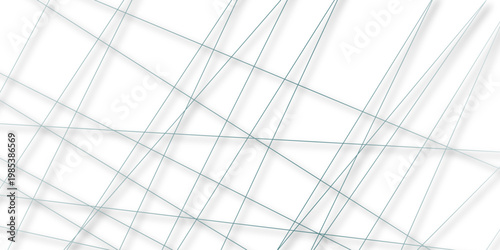Abstract diagonal line composition on white background modern minimal geometric tech texture.