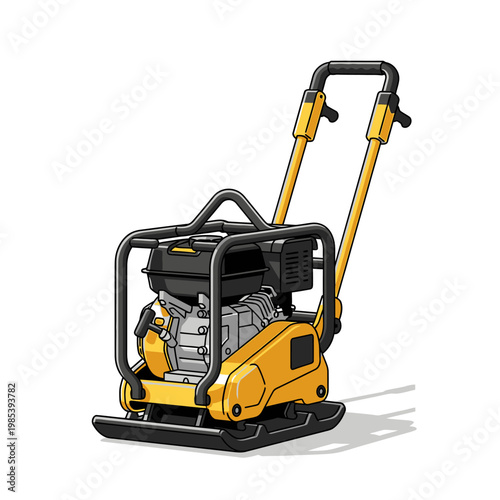 Vibratory Plate Compactor Machine for Construction and Paving Work