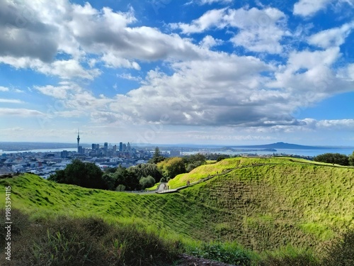 Εκτύπωση καμβά Auckland city landscape view from Mount Eden
