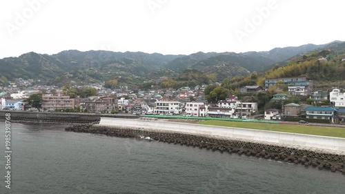 Coastal Landscape of Taga Area Atami City from Above